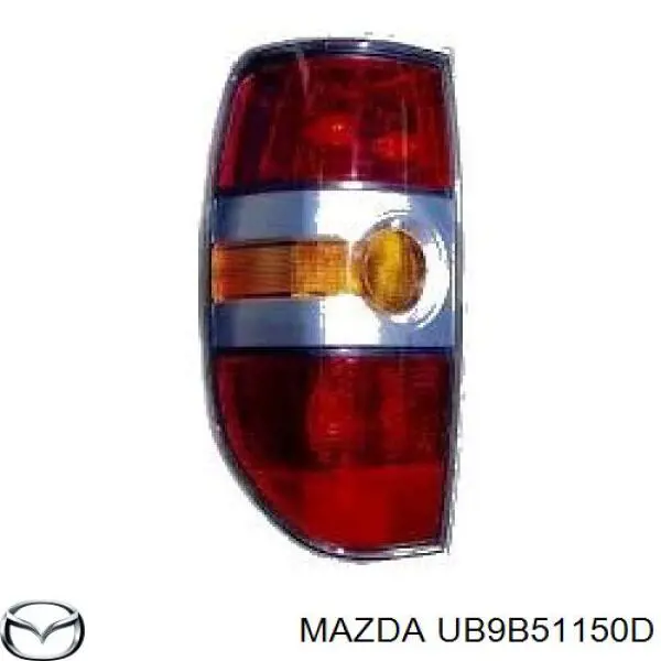 Фонарь задний правый Mazda UB9B51150D цена, от 63.98 USD