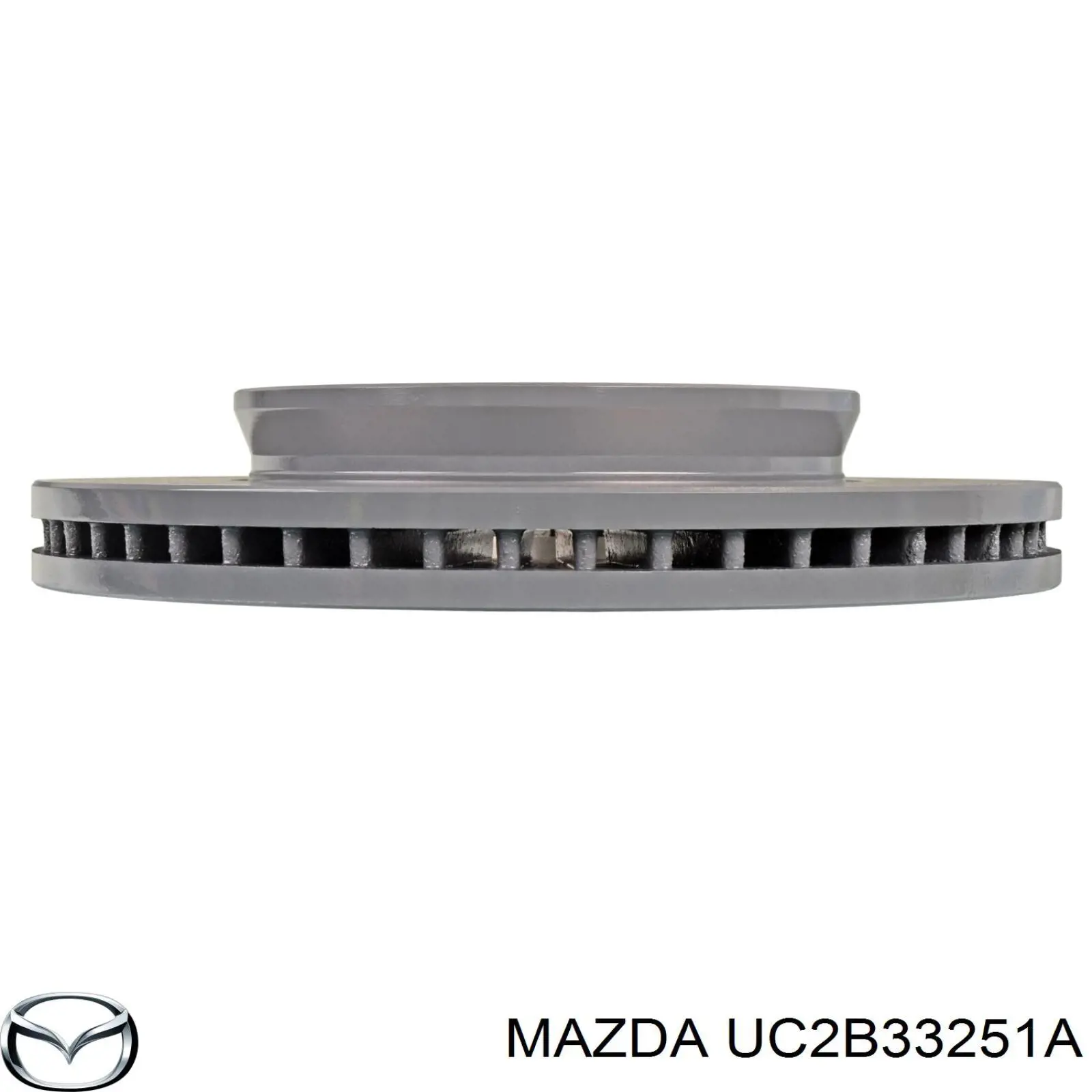 Передние тормозные диски UC2B33251A Mazda