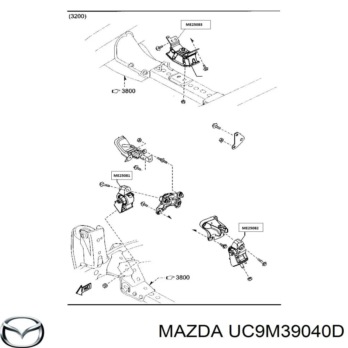  UC9M39040D Mazda