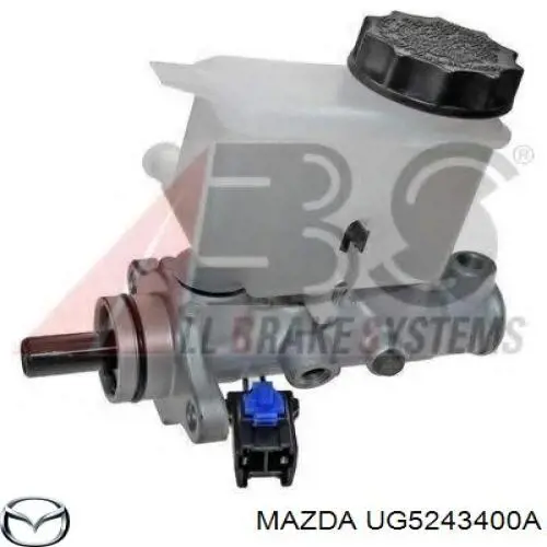 Цилиндр главный тормоза (гидротормозов) Mazda UG5243400A цена, от 77.06 USD