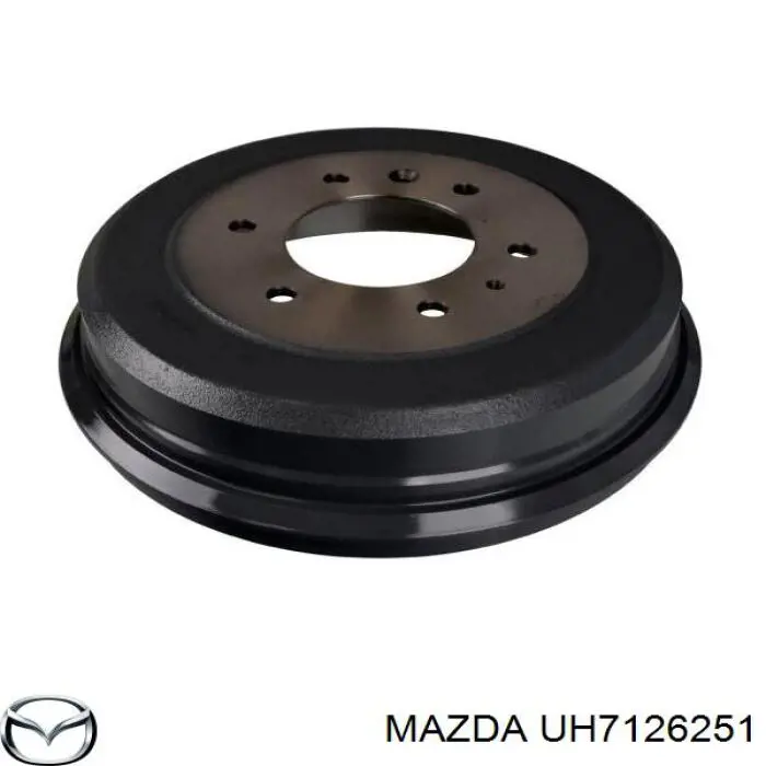 Freno de tambor trasero UH7126251 Mazda