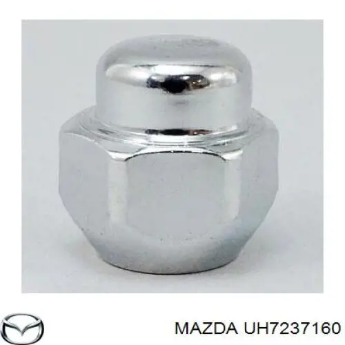 Tuerca de rueda UH7237160 Mazda