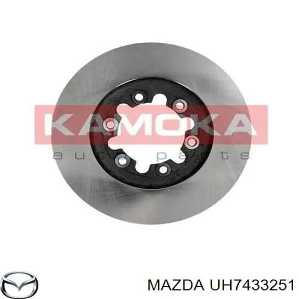 Передние тормозные диски UH7433251 Mazda
