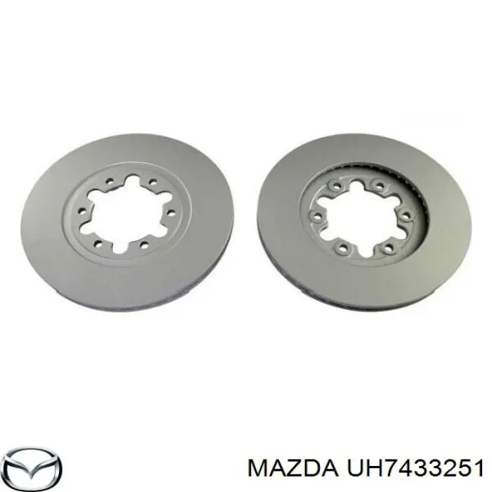 Тормоз дисковый передний Mazda UH7433251 цена, от 31.19 USD