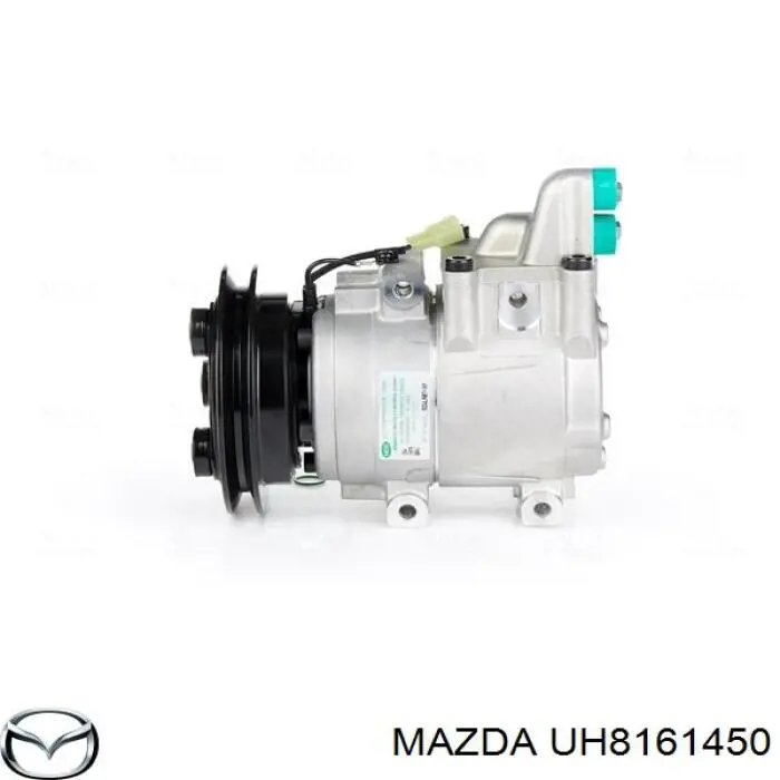 Compresor de aire acondicionado UH8161450 Mazda