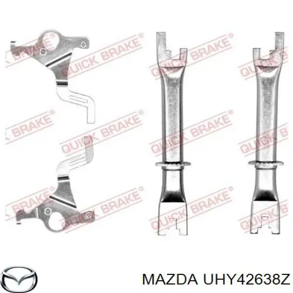 Тормоза рабочие задние ножные и тормозные барабаны Mazda UHY42638Z цена, от 53.50 USD