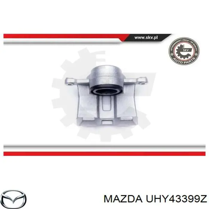 Суппорт тормозной передний левый UHY43399Z Mazda