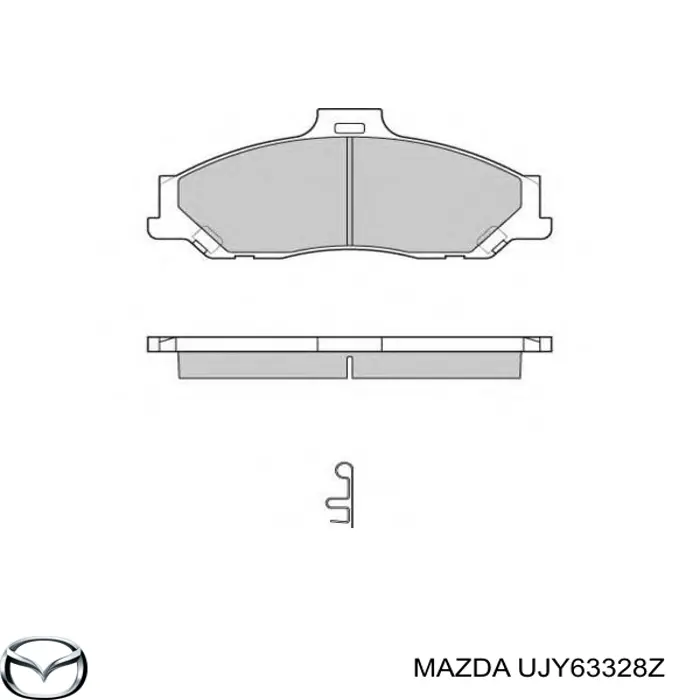 Pastillas de freno delanteras UJY63328Z Mazda