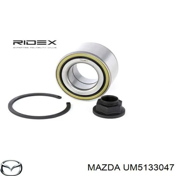 Комплект подшипника ступицы колеса Mazda UM5133047 цена, от 59.14 USD