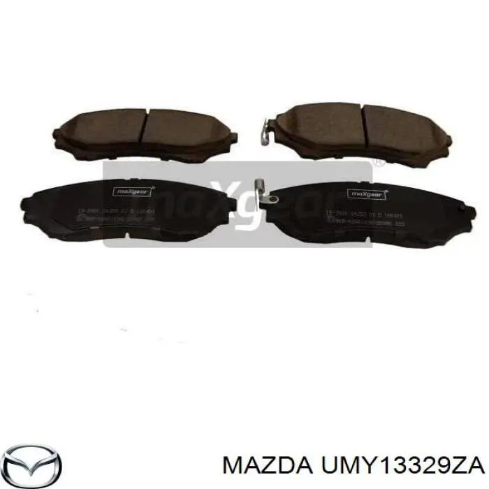 Комплект пружинок крепления дисковых колодок, передних Mazda UMY13329ZA цена, от 56.10 USD
