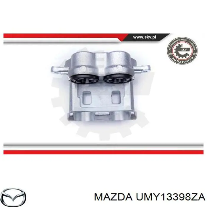 Pinza de freno delantera derecha UMY13398ZA Mazda