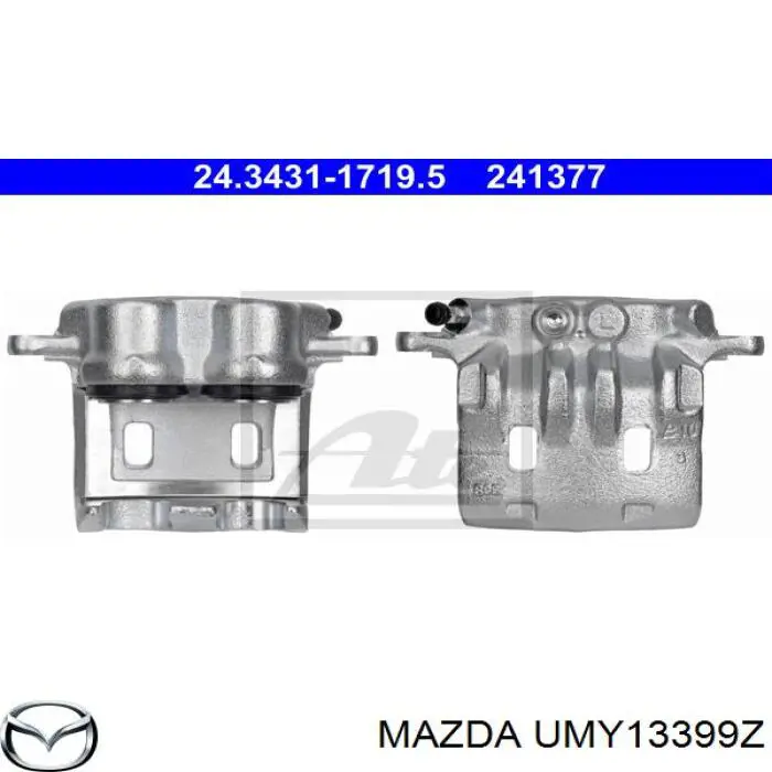 Поршень суппорта тормозного переднего UMY13399Z Mazda