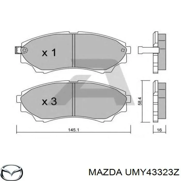 UMY43323Z Mazda