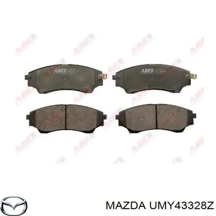 Передние тормозные колодки UMY43328Z Mazda