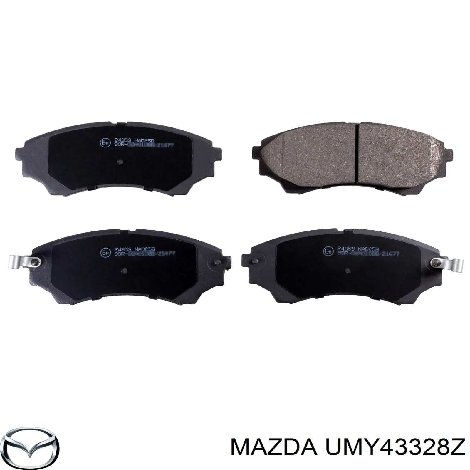 UMY43328Z Mazda Колодки передние
