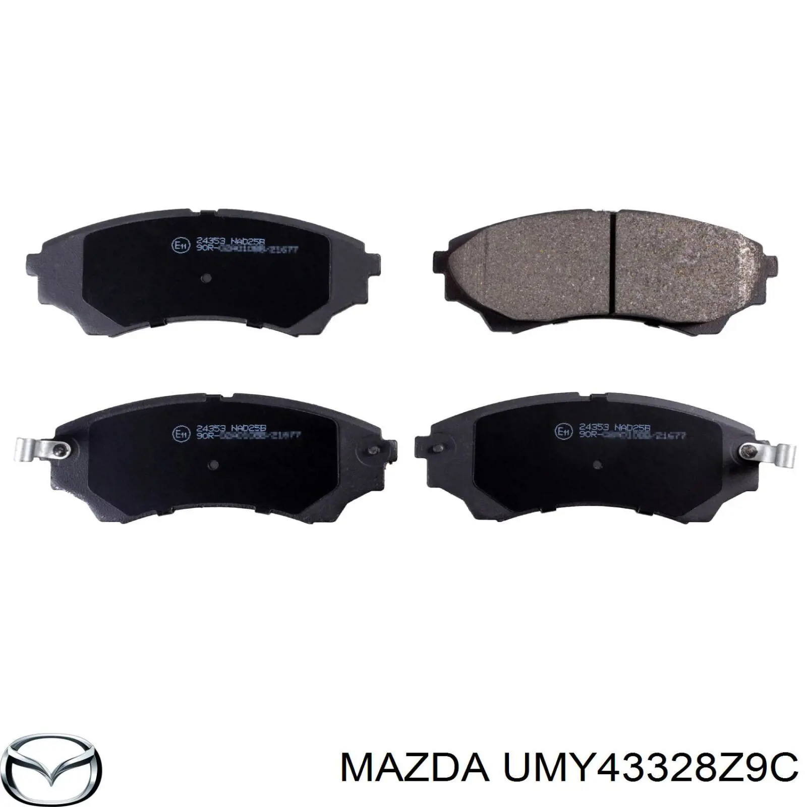Колодки Mazda UMY43328Z9C цена, от 28.72 USD