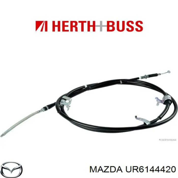 UR6144420 Mazda Трос ручного тормоза