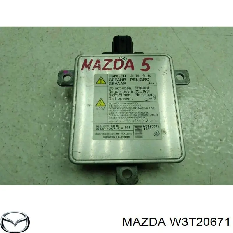  Mazda W3T20671 цена, от 39.50 USD