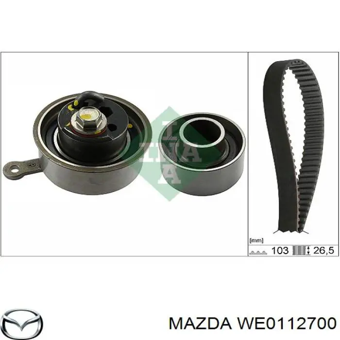 Купить WE0112700 Mazda Натяжитель ремня ГРМ