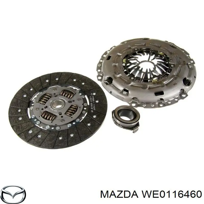 Disco de embrague WE0116460 Mazda