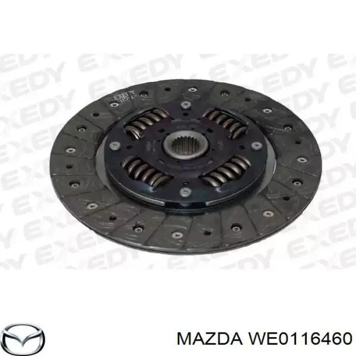 Диск сцепления WE0116460 Mazda