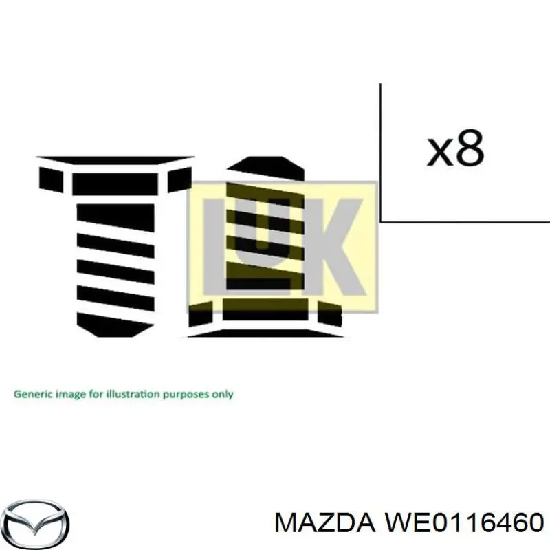 Диск сцепления Mazda WE0116460 цена, от 87.12 USD