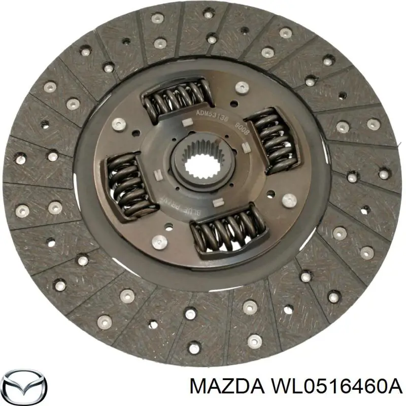 Диск сцепления WL0516460A Mazda