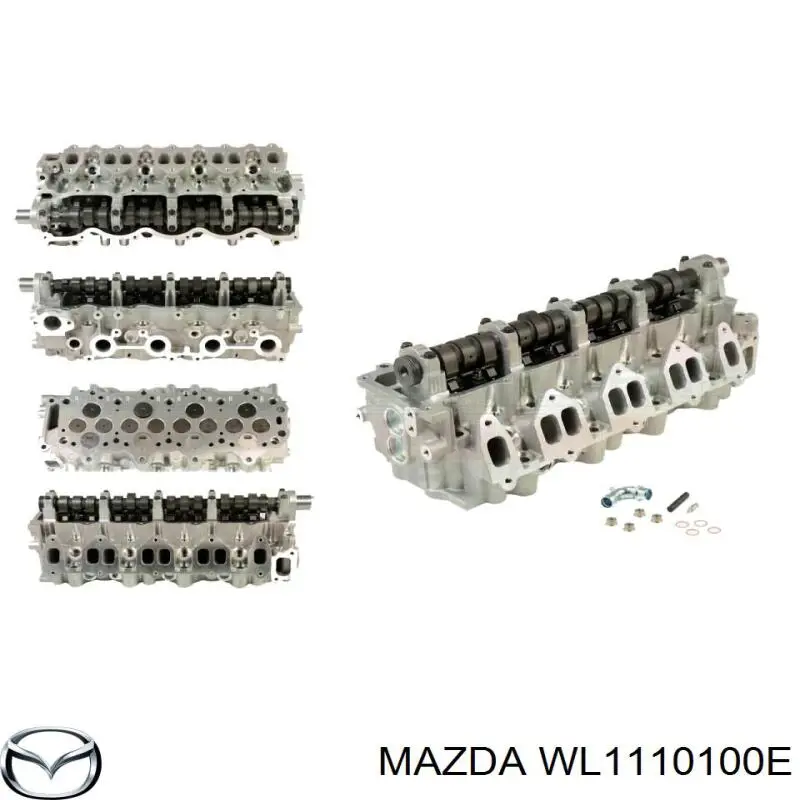 Головка блока цилиндров WL1110100E Mazda