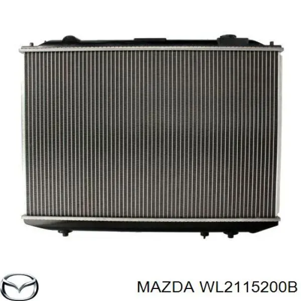Радиатор охлаждения двигателя Mazda WL2115200B цена, от 99.66 USD
