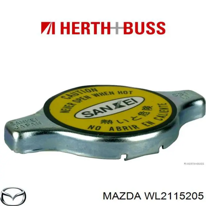 Крышка/пробка радиатора Mazda WL2115205 цена, от 4.14 USD