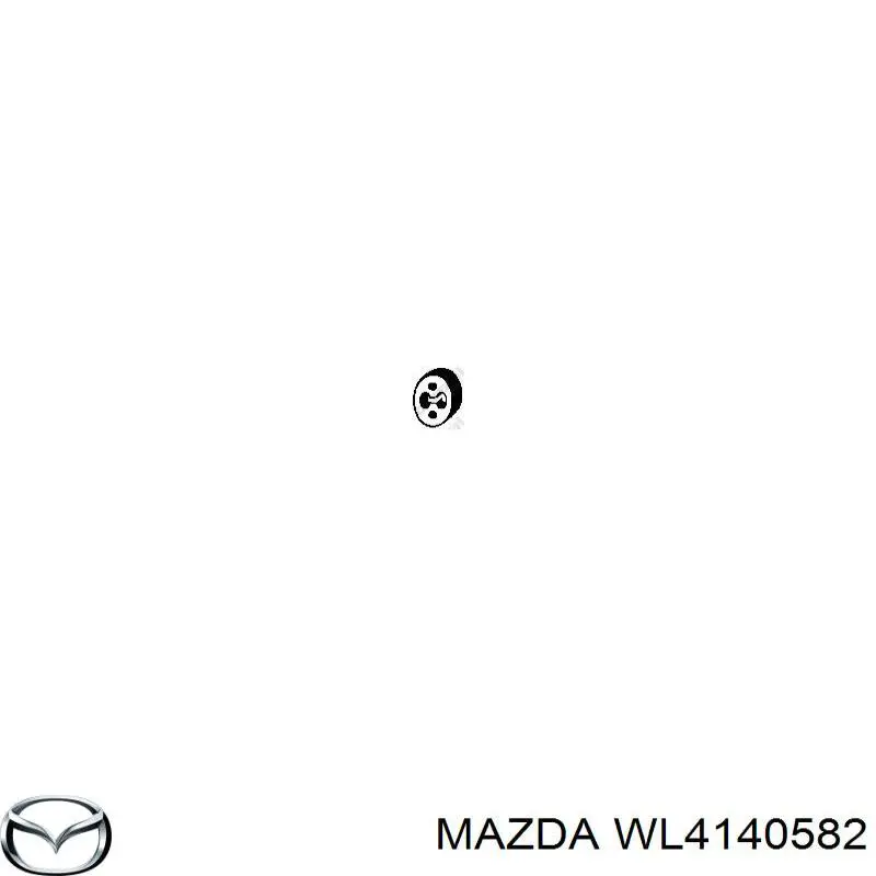 Пружина выхлопной системы Mazda WL4140582 цена, от 2.77 USD