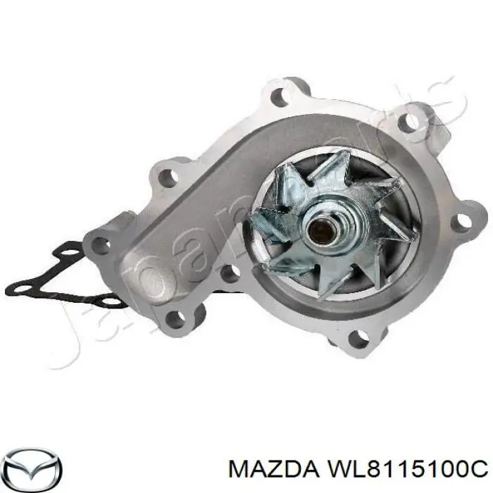 Помпа охлаждения Mazda WL8115100C цена, от 13.42 USD