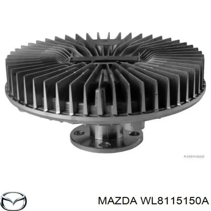 WL8115150A Mazda вискомуфта (вязкостная муфта вентилятора охлаждения)