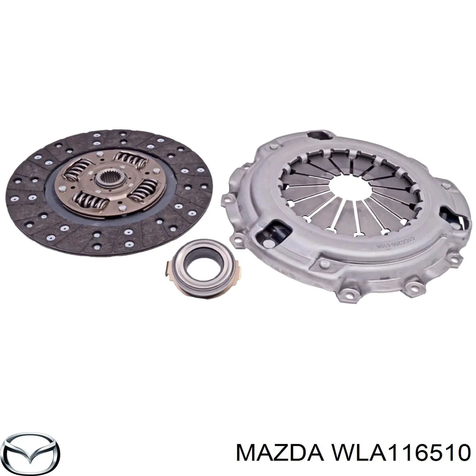 Комплект сцепления (3 части) Mazda WLA116510 цена, от 1022.39 USD