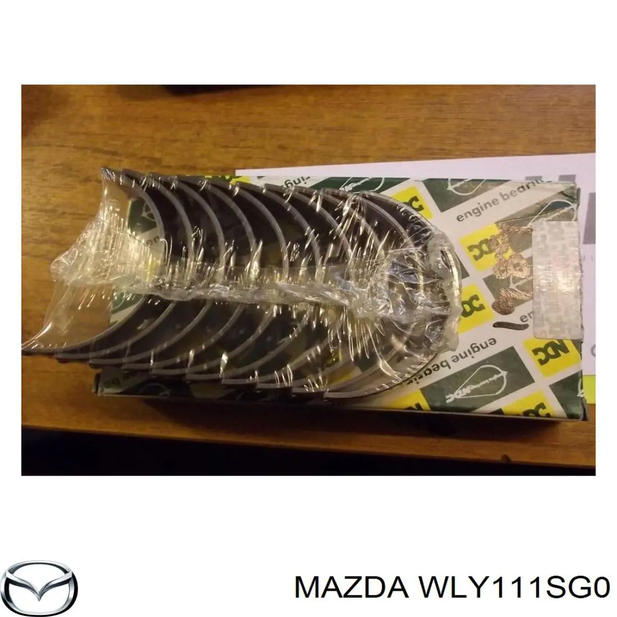 Вкладыши коленвала коренные, стандарт (STD) Mazda WLY111SG0 цена, от 22.43 USD