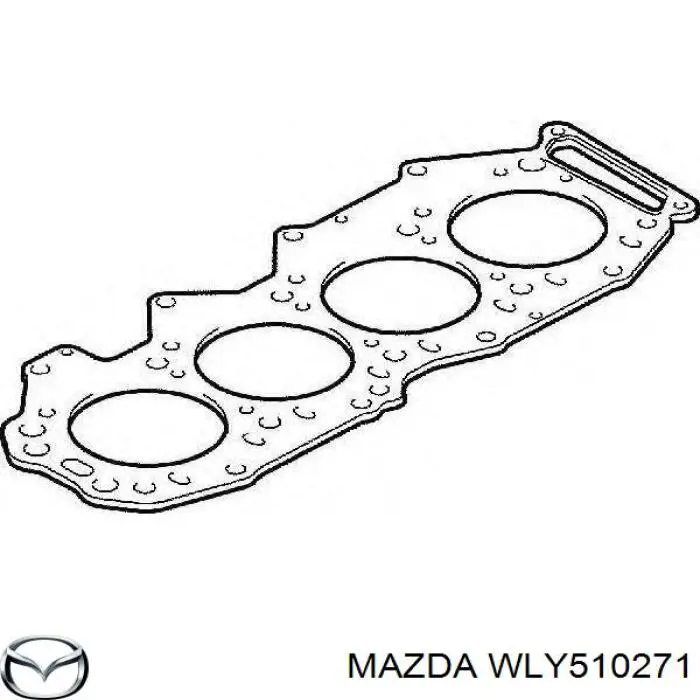 Прокладка ГБЦ WLY510271 Mazda