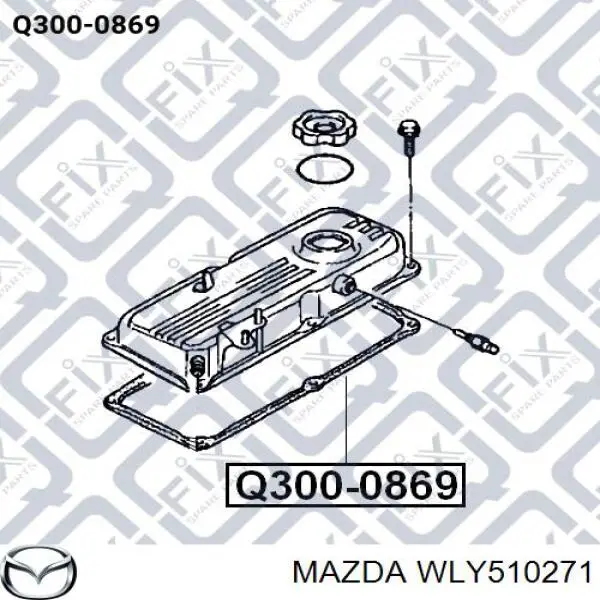 Junta de culata WLY510271 Mazda