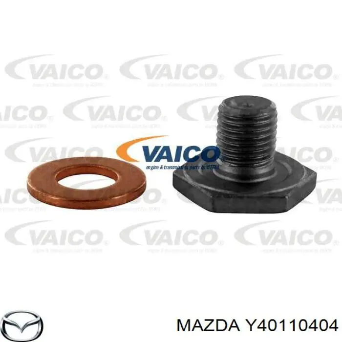 Y40110404 Mazda пробка поддона двигателя