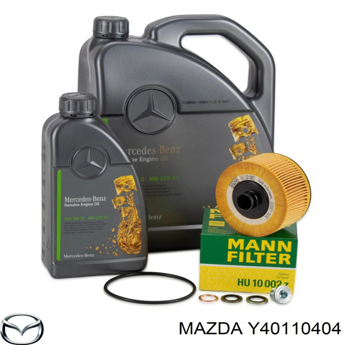Болт поддона Mazda Y40110404
