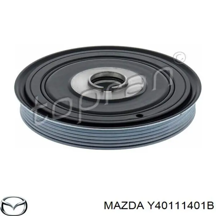 Polea, cigüeñal Y40111401B Mazda