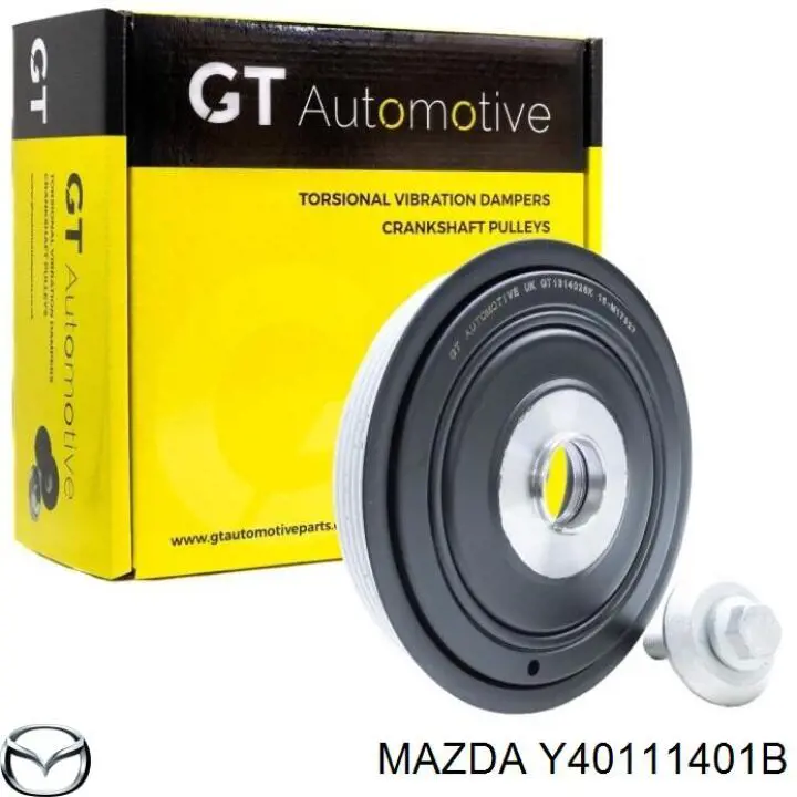 Купить Y40111401B Mazda Шкив-демпфер коленвала