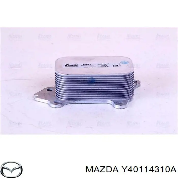 Купить Y40114310A Mazda Радиатор масляный (холодильник), под фильтром