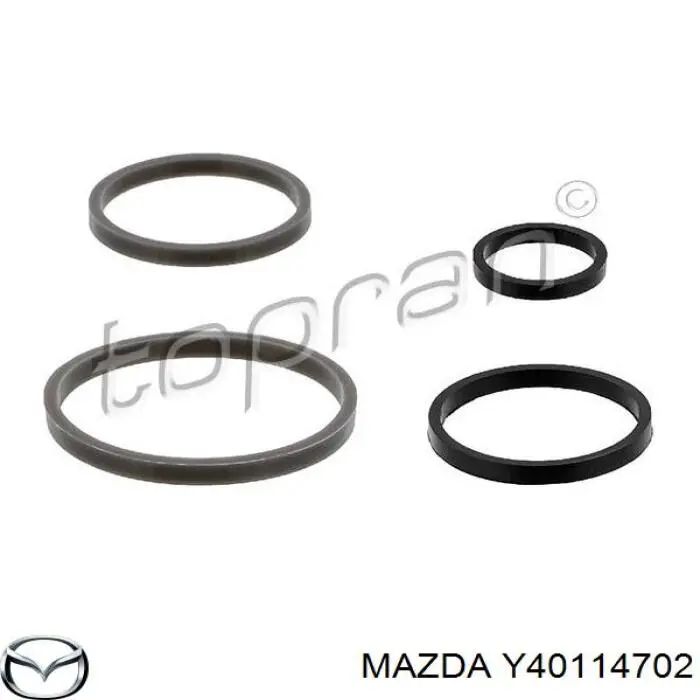 Y40114702 Mazda прокладка радиатора масляного