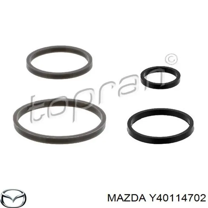 Y40114702 Mazda vedante do radiador de óleo