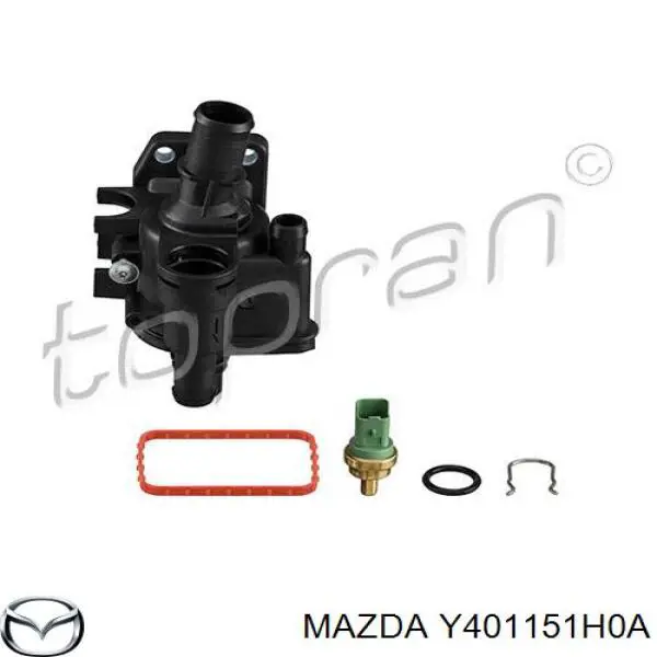 Caja del termostato Y401151H0A Mazda