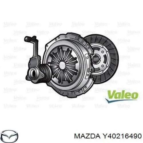 Купить Y40216490 Mazda Комплект сцепления (диск, корзина, подшипник)