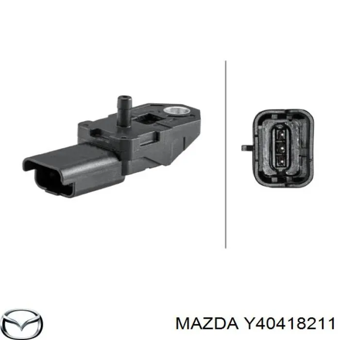 Датчик абсолютного давления в коллекторе Mazda Y40418211 цена, от 19.11 USD