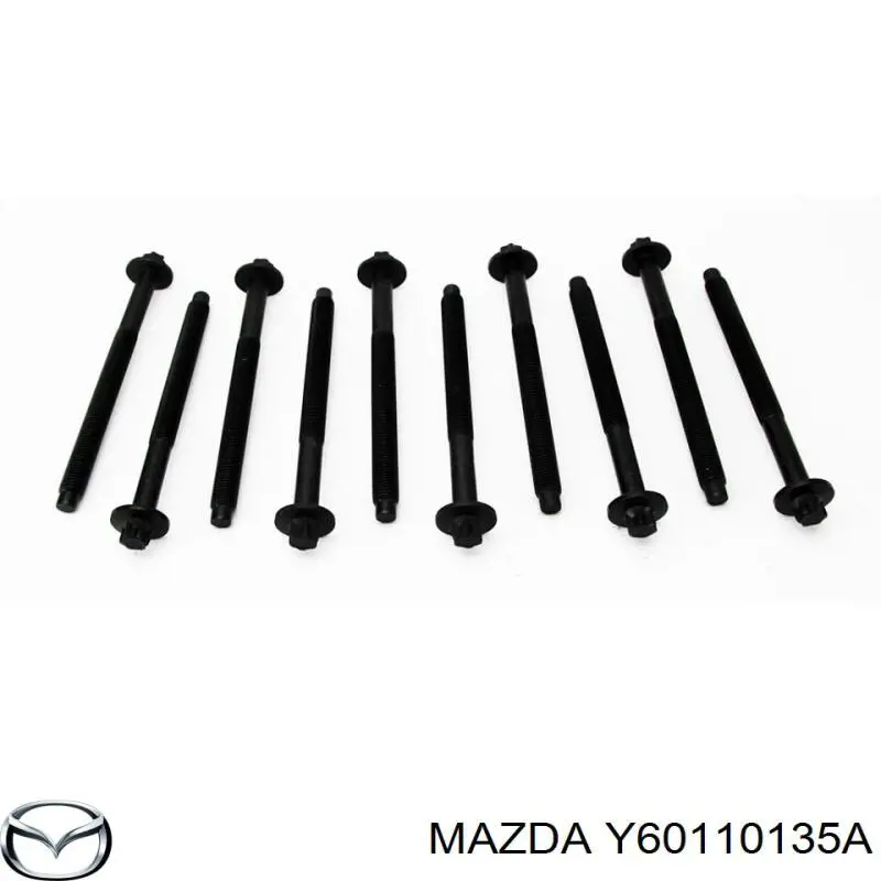 Болт головки блока цилиндров (ГБЦ) Mazda Y60110135A