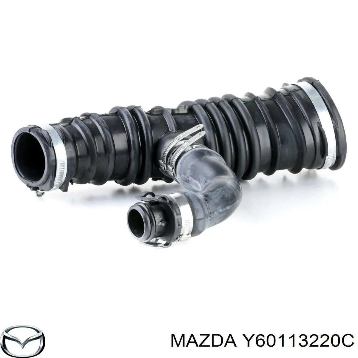 Патрубок воздушный выход воздушного фильтра Mazda Y60113220C
