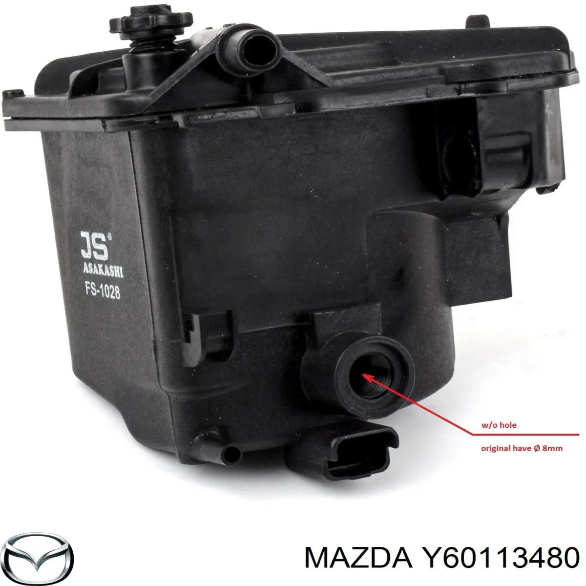 Топливный фильтр Y60113480 Mazda